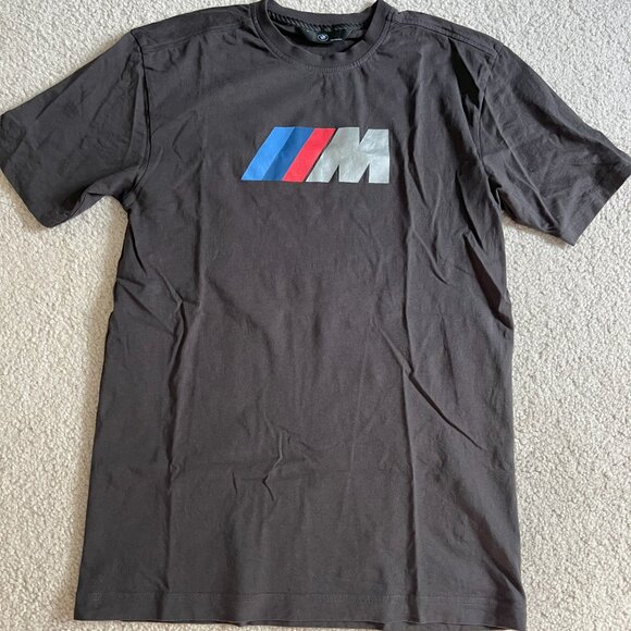 BMW Motorsport Dark Grey T-Shirt - Size Small - Picture 1 of 2